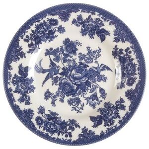 NEW Royal Stafford ASIATIC PHEASANT Dinner Plate 11” Dark Blue and White